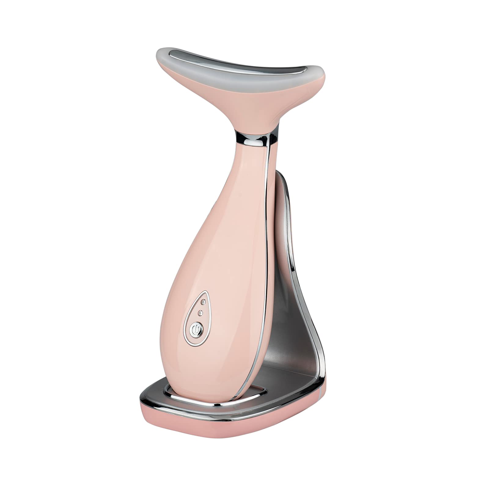 VRAIKO Lily Neck Face Massager, Face Sculpting Tool, Skin Rejuvenation Device with Thermal, Triple Action LED and Vibration, for Anti-Aging, Lifting and Tightening Sagging Skin (Frosted Black)