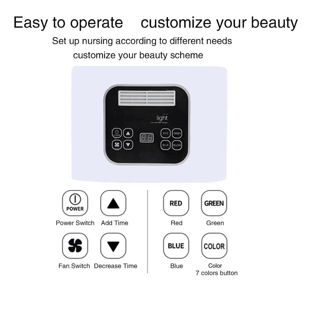 7 Color LED Face Mask LED Light Therapy Equipment for Skin Care at Home Beauty Salon Equipment