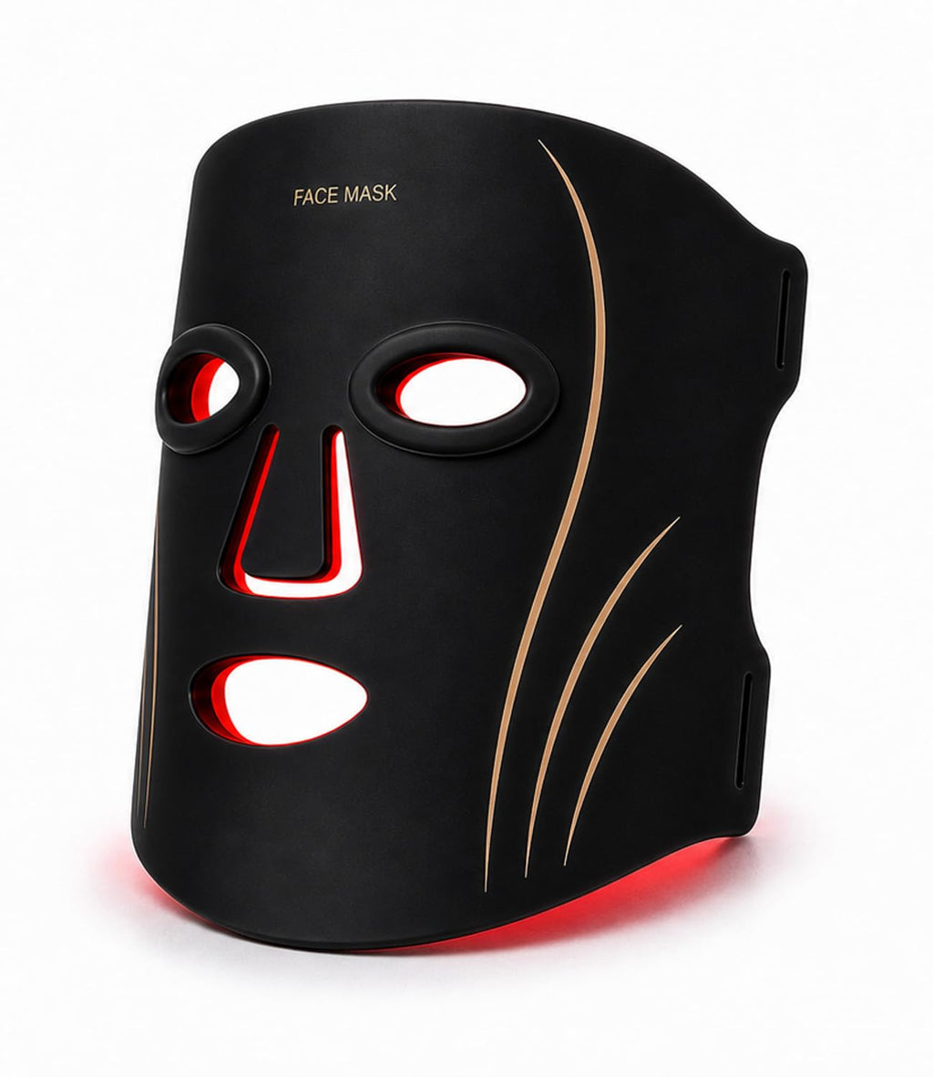 2026 Upgrade Red Light Therapy Mask for Face, LED Face Mask with 850nm NIR and 7 Colors, Red Light Mask with 296 LED Beads for Anti-Aging, Soft Silicone Design