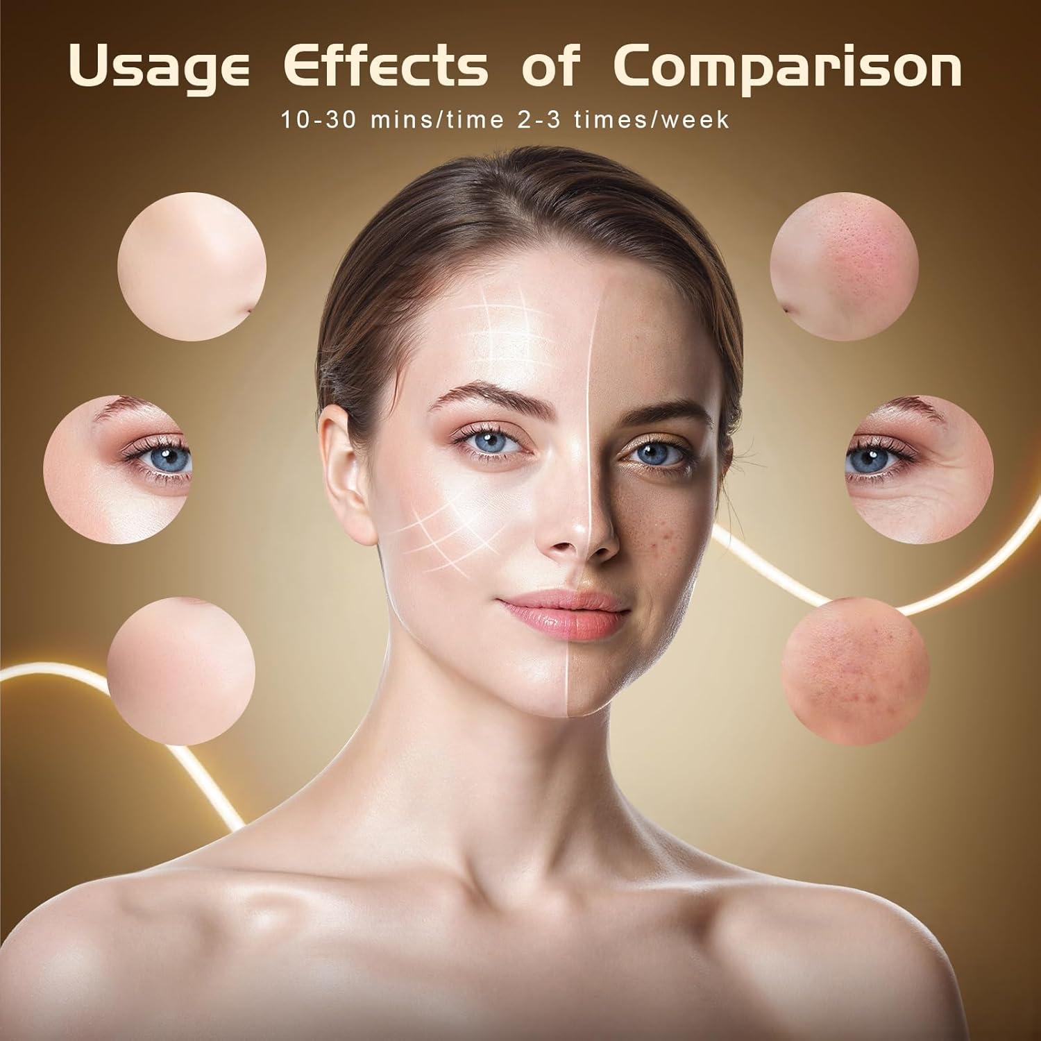 BNU Wireless Red Light Therapy for Face, 4 Modes LED Light Therapy Mask with 400 LED Beads, Dual 1000mAh Remote Control, 850NM Infrared Red Light Therapy for Anti-Aging at Home & Travel