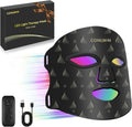 Red Light Therapy Mask for Face, 8 Modes 5 Intensities Red Light Mask with 850nm Infrared & 432 LEDs, 2000mAh Rechargeable Portable LED Face Mask Light Therapy with Timer, at Home